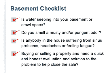 Basement Checklist